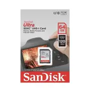 Sandisk Ultra 64GB SDXC 120MB/s Class 10 Card for Cameras (Brand New)