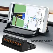 3in1 Car Dashboard Mount Phone Holder Non-slip Anti-Slip Mat Number Parking Card