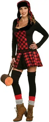 Lumber Jill Sexy Lumber Jack Logger Wood Adult Costume Size Small