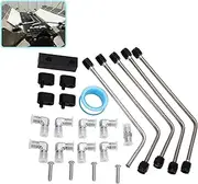 Gugxiom LS Coolant Crossover Steam Vent Kit, Handmade LS Steam Vent Kit, Steam Port Kit, Black Anodized LS Steam Port Kit for LS1 LS2 LS3 LS6 LS7 LSX Engines, etc. (Gugxiomc84ayidkg2)