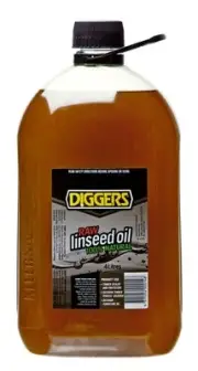 Linseed Oil Raw 4 Litre Natural Timber Sealer Protector Outdoor Furniture