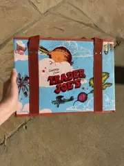 New Trader Joe's Stand Up Collapsible Reusable Grocery Tote Shopping Bag