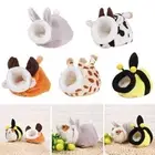 Mini Cage Warm Mat Guinea Pig Nest Small Animal Sleeping Bed Hamster House