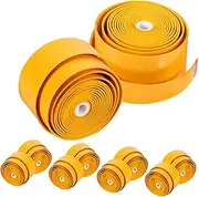 10pcs Badminton Racket Anti Grip Tape Yellow 110cm/roll for Badminton Birdies Sports Supplies