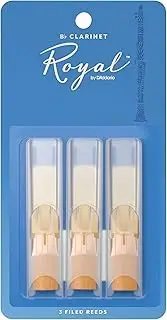 Rico Royal Bb Clarinet Reeds, Strength 1.5, 3-pack