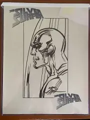 NEAL ADAMS Original Art 8.5 x 11 Silver Surfer Comics Signed RARE