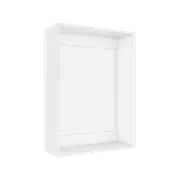 Lugna 1024 x 750 x 280mm White Cabinet Shell