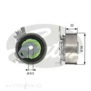 Gates Timing Belt Tensioner Pulley - T43060