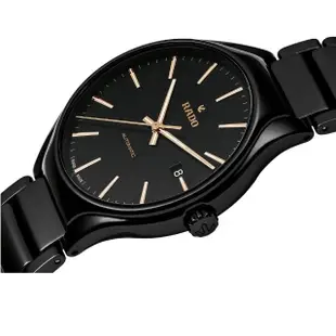 【Rado 雷達表】真我系列 True陶瓷自動機械女錶/30mm/R04(R27242162)