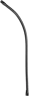 uxcell 24" Microphone Gooseneck, 1Pcs 5/8"-27 Thread Metal Universal Hose Flexible Arm Gooseneck Tube Extension for Multifunction DIY, Black