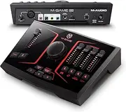 M-GAME Solo USB Audio Interface Mixer for Streaming and Gaming with XLR Microphone in, Optical in, Voice FX, Sampler and Dedicated Software, Black