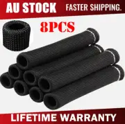 8×Engine Spark Plug Boots 2500°F Heat Shield Protector Wire Separator Divider AU (for: Honda)