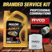 Ryco Oil Filter 5L APX5W30D1 Eng. Oil Service Kit for Mazda 3 BK BL 6 GH Mx-5 NC
