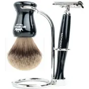 Mondial 1908 Mens Set Safety Razor & Silvertip Brush Gibson