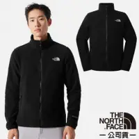 在飛比找momo購物網優惠-【The North Face】男 拼接舒適保暖立領抓絨外套