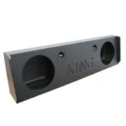 King Boxes 12" Dual Sprayed Sealed Box 14-18 Silverado/Sierra Crew Cab AK-G25-12