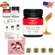 Genuine Manuka Honey UMF 15+ | MGO 514+ | Organic | 8.8oz Sustainably Sourced