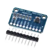 ADS1115 16bit I2C 4 Channel ADC module with Pro RPi Gain Amplifier for Arduino