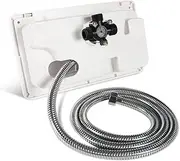 GATSUN RV Shower With Lock Boat Marine Camper Motorhome Caravan Accessories Box RV External Exterior Shower Camper Accessories