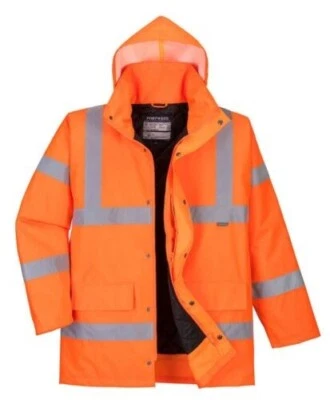 HIGH VISIBILITY Class 3 HI-VIS Reflective Insulated Safety Bomber Jacket
