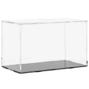 Acrylic Display Case Dustproof Box Transparent Clear Storage Large 31x17x19cm