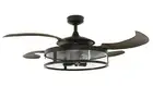 Ceiling Fan with Light and Remote Control Fanaway Classic Bronze 122 CM