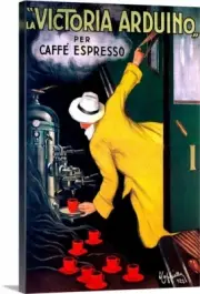 Victoria Arduino Caffe Espresso Stretched Canvas Wrap Print Vintage Photo