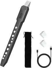 Mini Digital Wind Instrument, MIDI Connectivity 10 Tones Rechargeable Mini Electronic Wind Instrument Set with 12 Accompaniments (Black)
