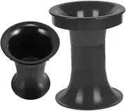 2pcs Tube Speaker Speaker Input Port Subwoofer Port Tubes Ventilation Connector Sound Guide Bass Woofer Air Vent Subwoofer Terminal Black Abs