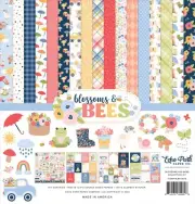 Blossoms and Bees - 12x12 Collection Kit Echo Park Scrapbook Papers + Stickers