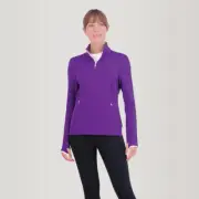 Ladies Zero Restrictions SOFIA Pullover Purple Thumb Holes at Cuff Pick size