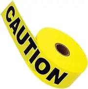 MAGICLULU 100M Caution Tape Warning Tape for Construction and Safety High Visibility Easy to for Hazard Prevention and Themed Decorations