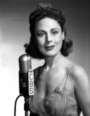Vicki Vola on the program Aunt Jennys Real Life Stories 2 Old TV Radio Photo