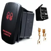 Adrenaline Cycles Dual Back Lit Led Red Reverse Light Rocker Switch On Off #Acrl