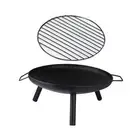 Charcoal Firepit Firebowl Stove Round Fireplace Heater Burning Firepit for Porch
