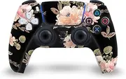 Official Anis Illustration Vintage Black Art Mix Vinyl Faceplate Sticker Gaming Skin Decal Cover Compatible with Sony PlayStation 5 PS5 DualSense Controller