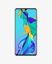 [HUAWEI] P30 Single-SIM 128GB ELE-L09 Factory Unlocked 4G/LTE Smartphone - International Version (Aurora Blue)