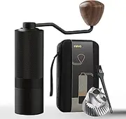 MAVO Wizard 2 Manual Coffee Grinder with CNC Stainless Steel Conical Burr, Internal Adjustable Setting, Double Bearing Positioning, 20g Capacity for Aeropress, French Press, Espresso