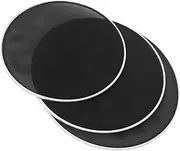 QUMIIRITY 3pcs Double Layer Silent Drum Heads Mute Drum Pads Practice Pad Set Replacement Drum Heads