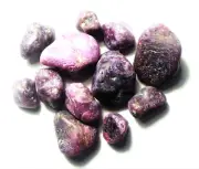 100cts river worn Ruby Sapphire specimen rough India # 4