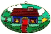 GOD BLESS OUR HOME SUNCATCHER (RELIGIOUS SUNCATCHERS)