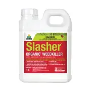 Eco-Organic Garden CONCENTRATE SLASHER ORGANIC WEEDKILLER *Aust Brand-1L Or 5L