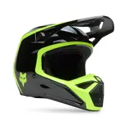 New Fox Racing Moto V1 Flow Helmet / Black/Yellow STYLE #: 33701-019-S