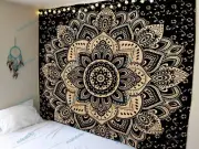 Tapestry Wall Hanging Bohemian Art Flower Mandala Cotton Decorative Yoga Mat
