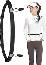 Running Belt Bib Holder,Race Belt Bib Holder | Elastic Fitness Waist Band for Outdoor Cycling Riding Time Trials Competitive Events