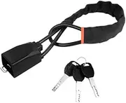 Naisfei Steering Wheel Lock, Steering Wheel Lock Seat Belt Lock Universal Anti Theft Car Device Car Lock Theft Prevention with 3 Keys for Car Security Fit Most Vehicles Truck SUV Van(Black)