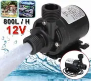 800L/H DC 12V 19W Water Pump Pond Pump Garden Brushless Garden Submersible Pump