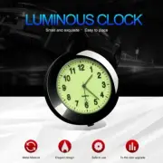 Dashboard Car Clock Luminous Quartz Clocks Mini Round Car Clock Auto Ornament