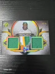 Lawrence Butler Relic /36 + A's Reggie Jackson and Rookie Soderstrom