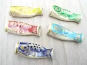 Kyoto ware Kiyomizu ware chopstick rest refreshing carp streamer set